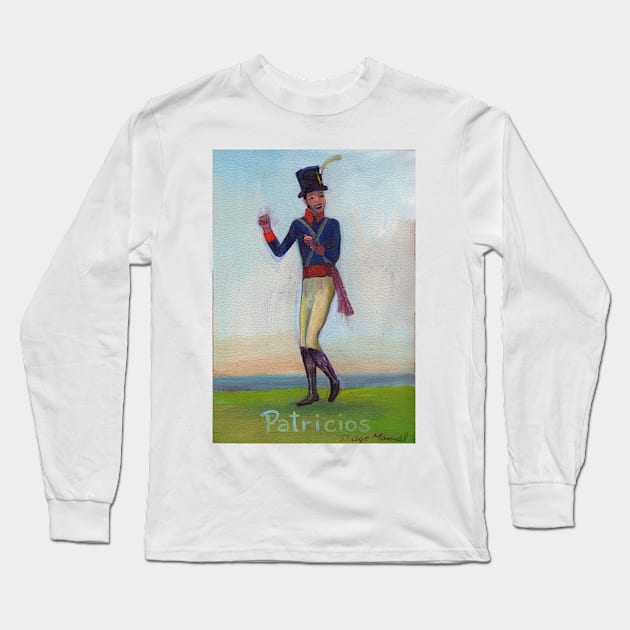 Patricio soldier dancing Long Sleeve T-Shirt by diegomanuel